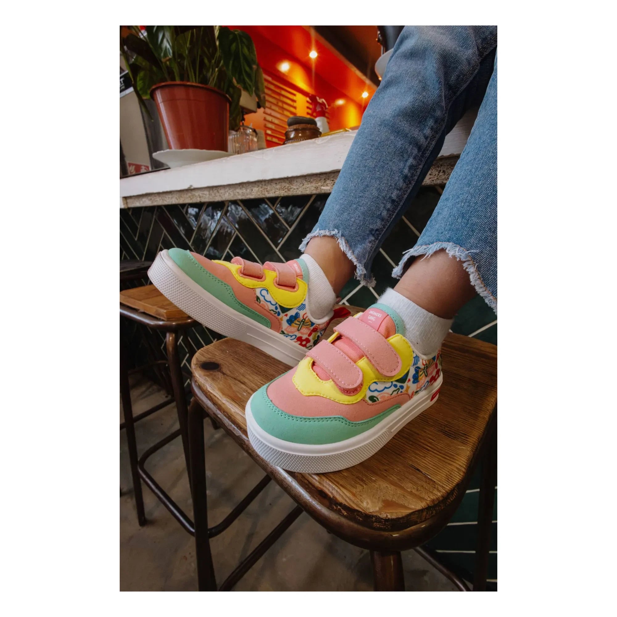 Hello Hossy - Hapiness Scratch Sneakers | Pembe