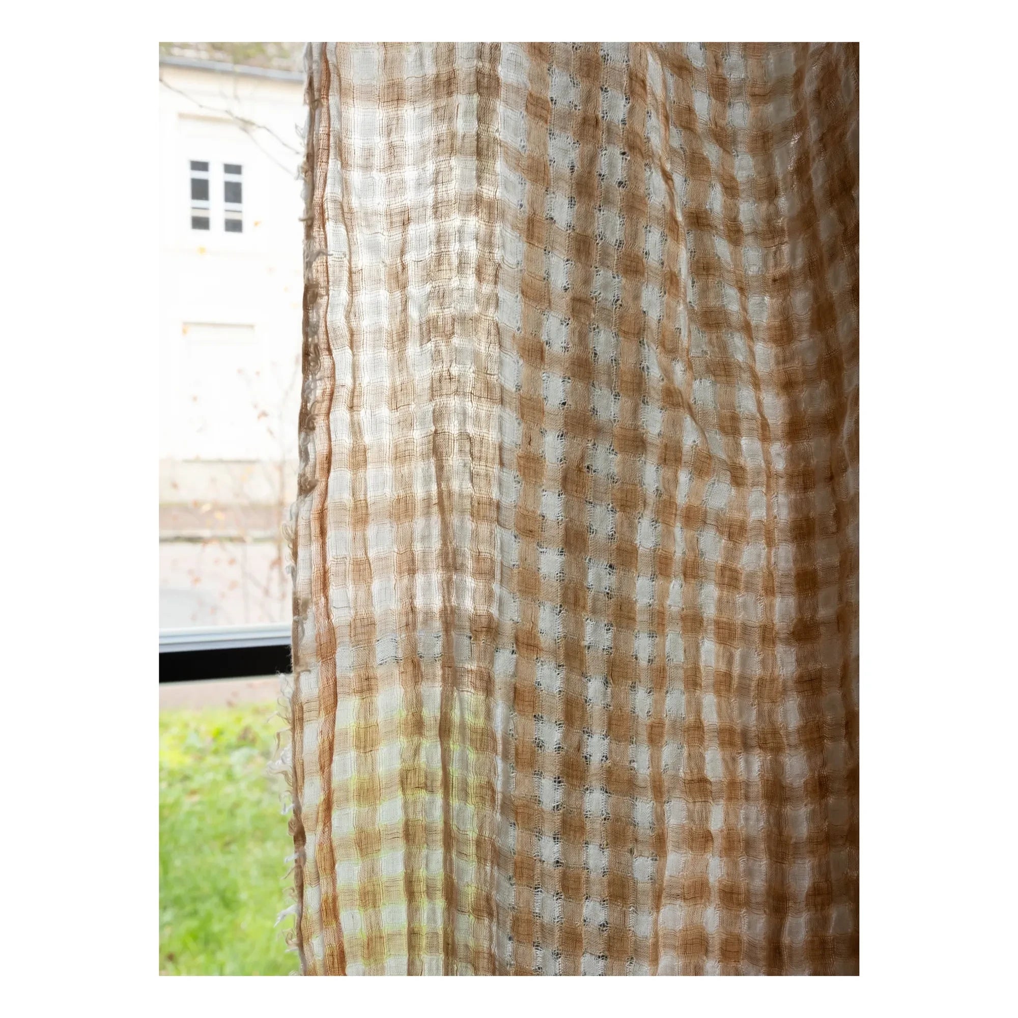 Le Monde Sauvage - Harmattan Cuba Curtain | Orange Pas