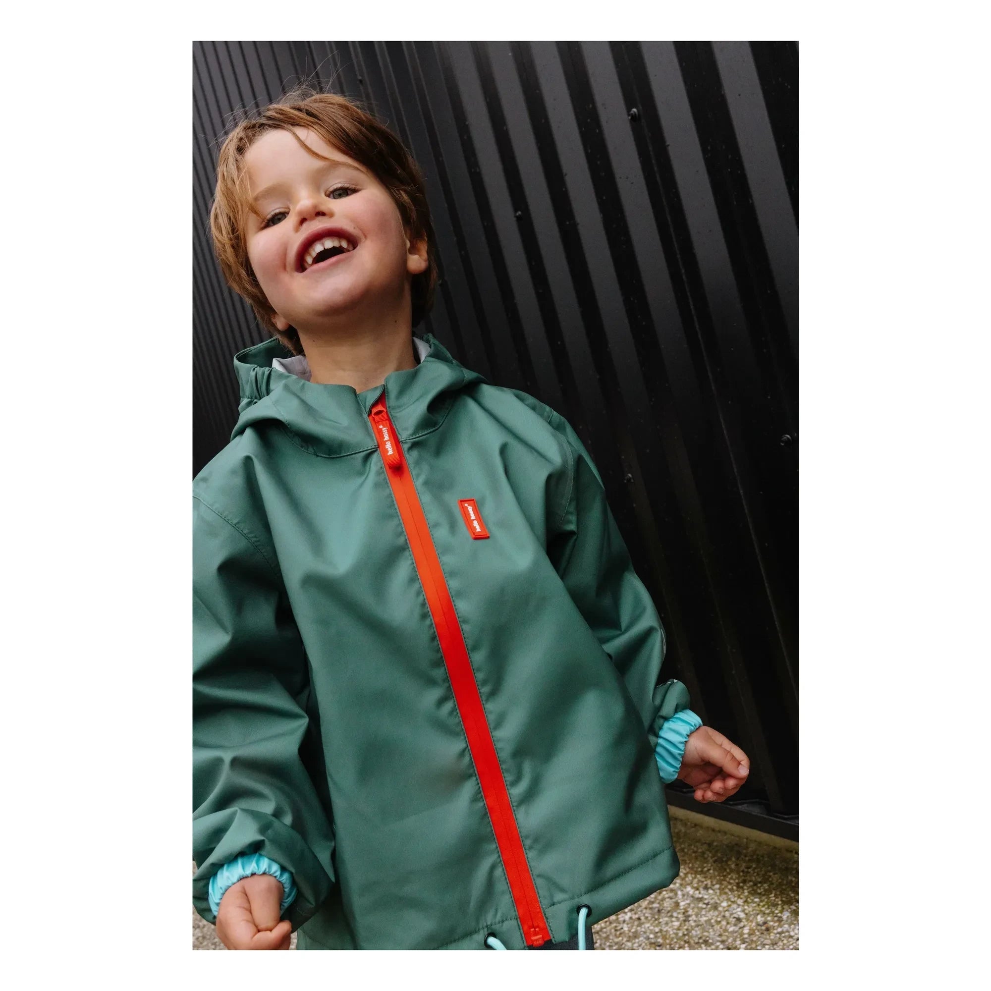 Hello Hossy - Waterproof Jacket | Green