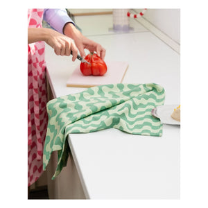 Gelatin Tart - Kale Crush Kitchen Towel | Green
