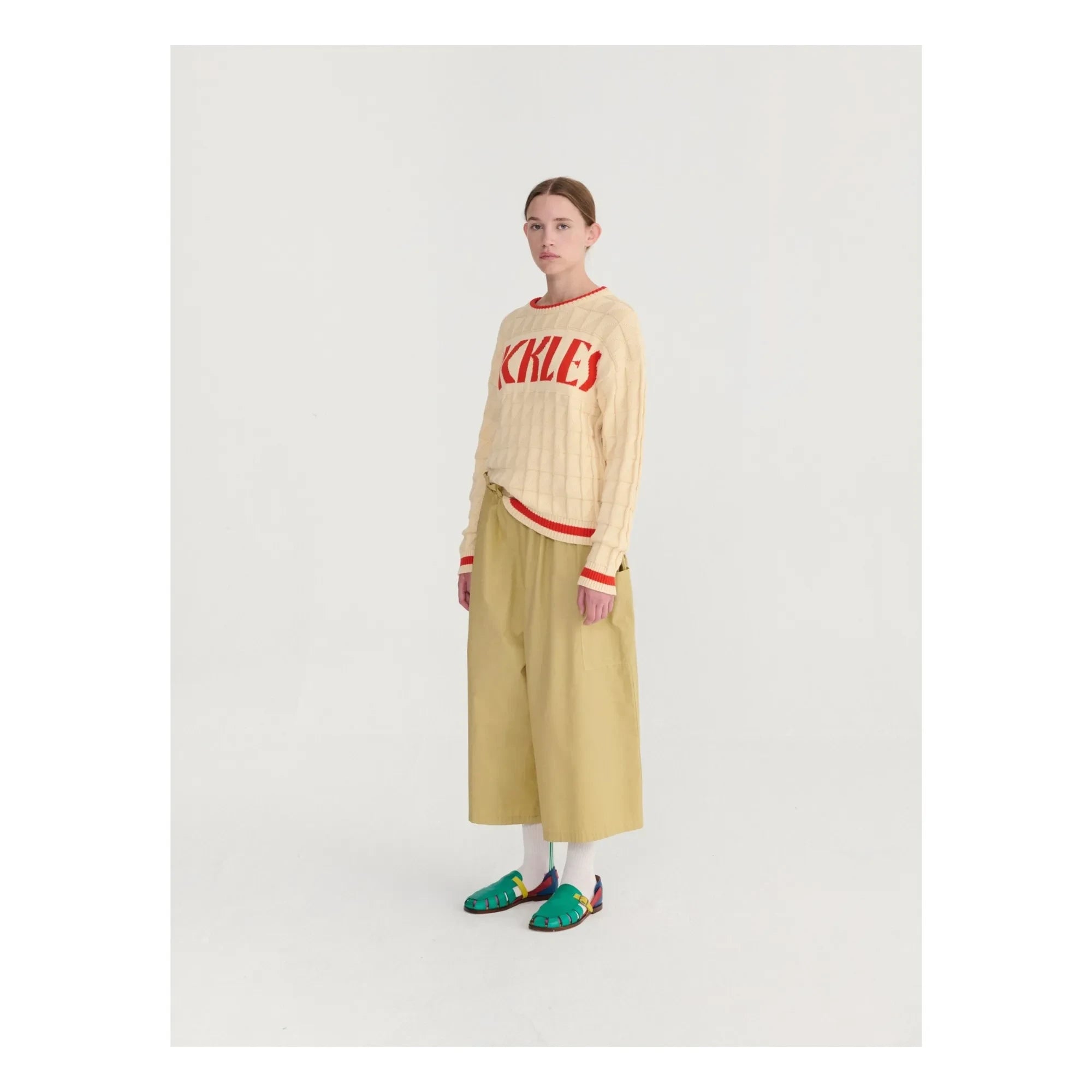 Bobo Choses - Paper Touch organic cotton pants | Beige