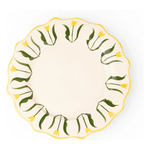 Denise - Fan Fan Plate | Yellow