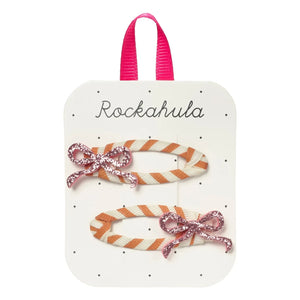 Rockahula Kids - Pembe Çizgili Kurdele Toka Seti | 2'li