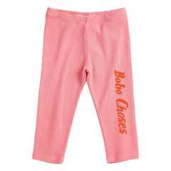 Bobo Choses - Ribbed Leggings Bobo Choses Organic Cotton | Pink
