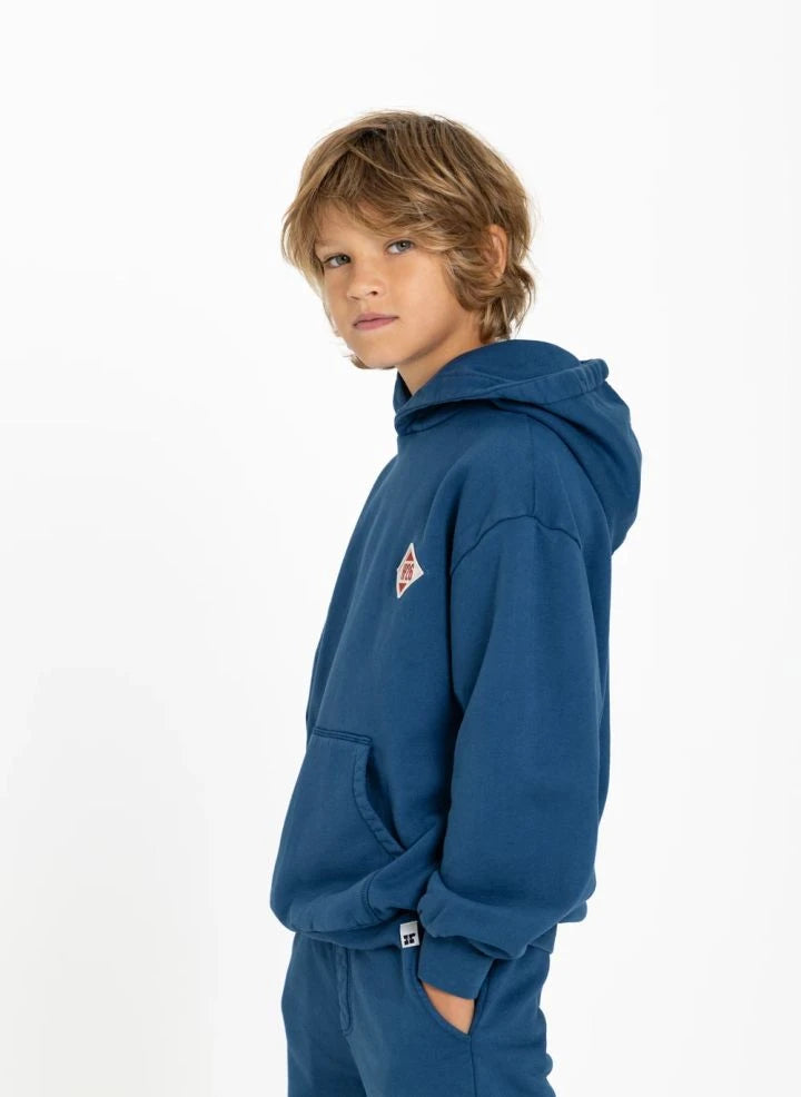 Hundred Pieces - Pat Freedom Organic Cotton Sweatshirt | Gray Blue