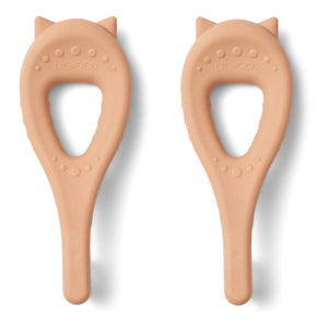 Liewood - Janelle Silicone Baby Toothbrushes - 2 Pack | Tuscany Rose