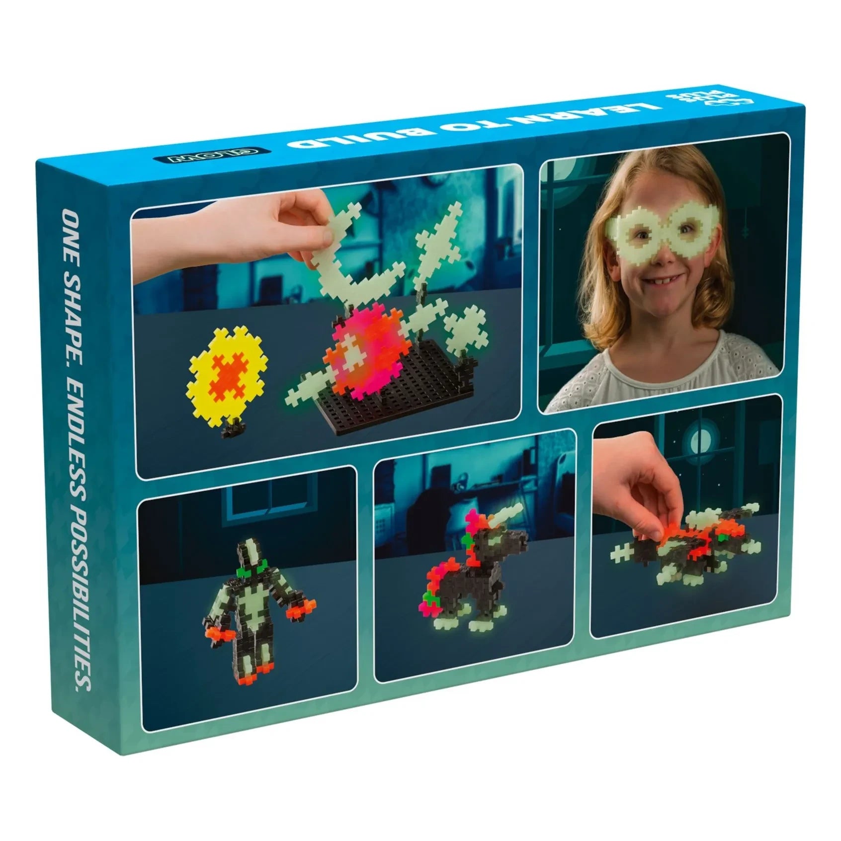 Plus-Plus - Glow-in-the-Dark Exploration Set - 500 Pieces