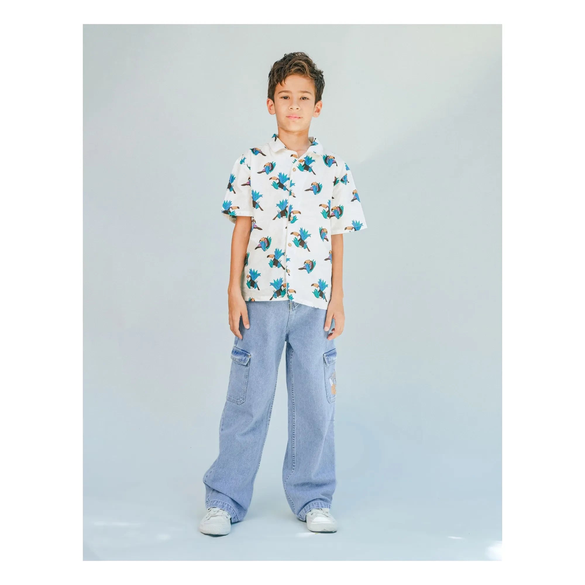 Gingersnaps - Swiper Toucans Shirt | White