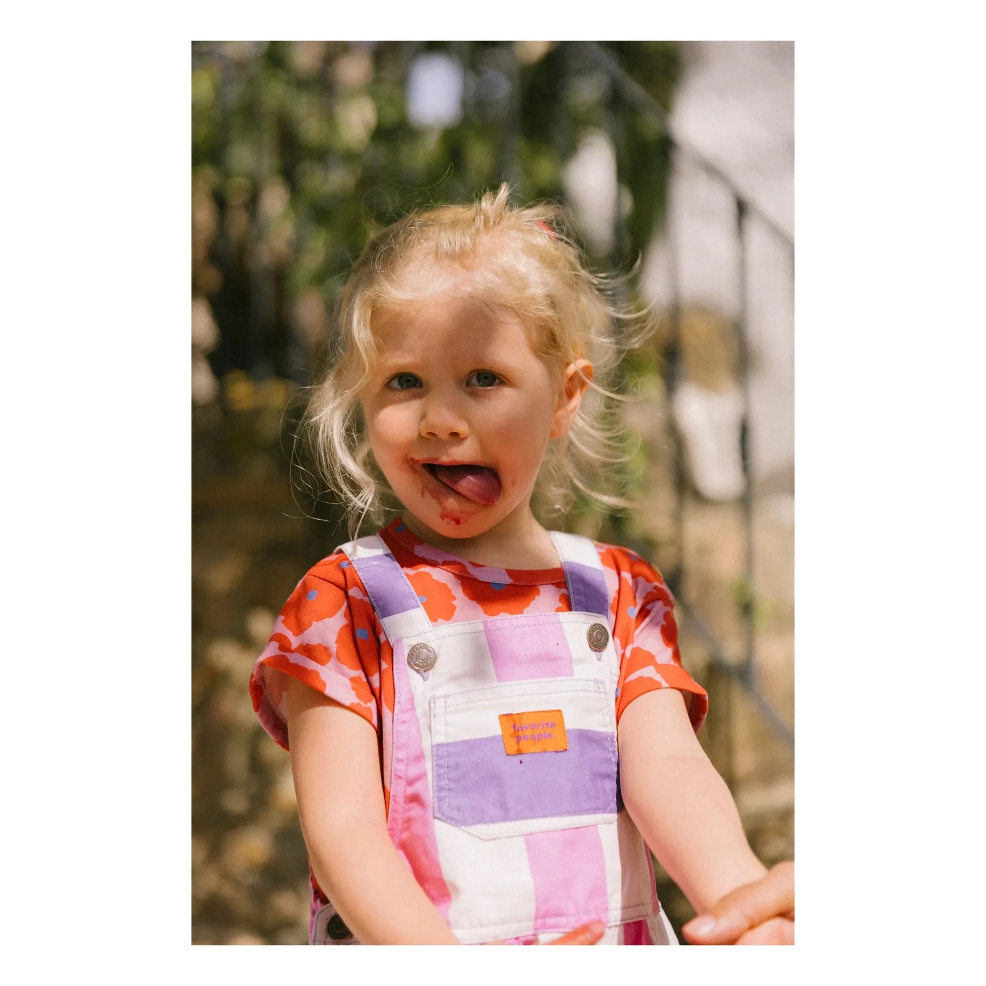 Favorite People - Amore Striped Romper | Pink
