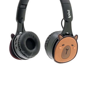 iPixi - Kapibara Çocuk Bluetooth Siyah Kulaklık