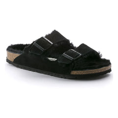 BIRKENSTOCK - Shearling Arizona Sandaletler - Yetişkin Koleksiyonu | Siyah