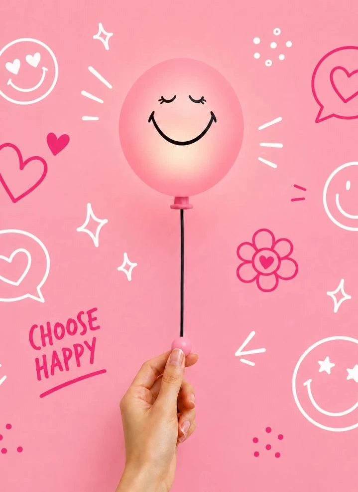 MOB - Bubbly Wall Sconce - MOB x Smiley World | Pink