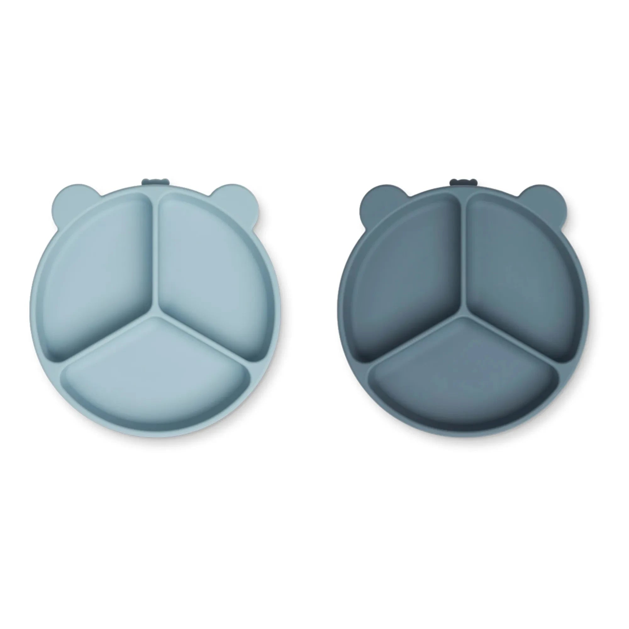 Liewood - Stacy Non-Slip Plates - 2-piece Set | Blue