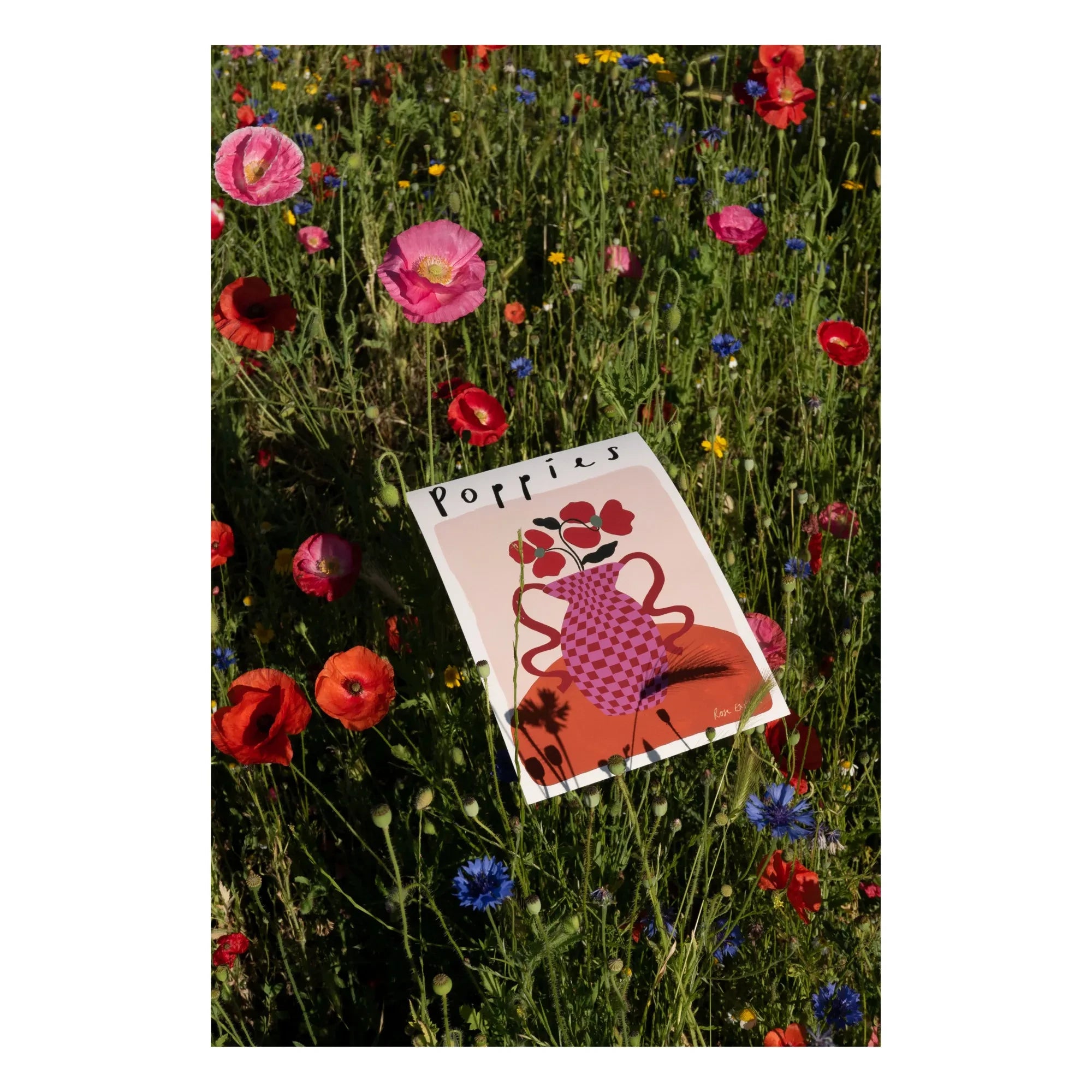 Rose England - Pink Poppies Poster