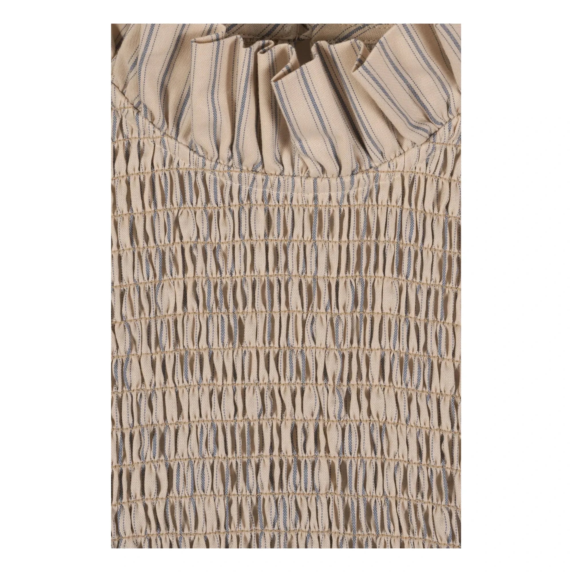 Maria de la Orden - Striped Blouse Aleria Cotton | Light Blue