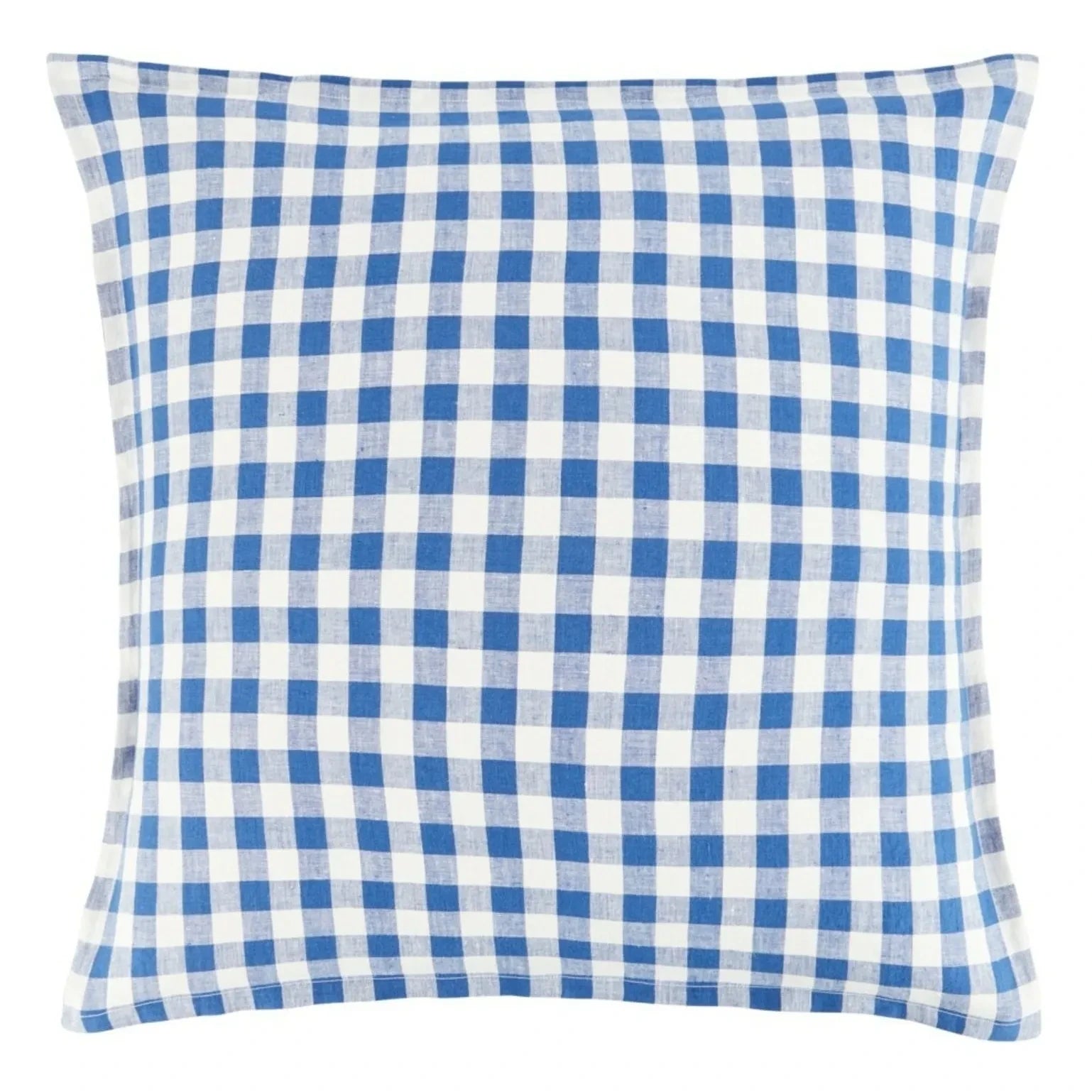 Gabrielle Paris - Vichy Linen Pillowcase | Blue