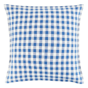 Gabrielle Paris - Vichy Linen Pillowcase | Blue
