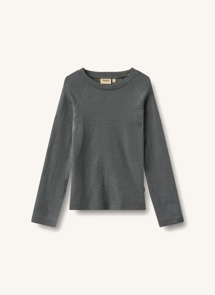 Wheat - Maane Merino Wool T-Shirt | Brown