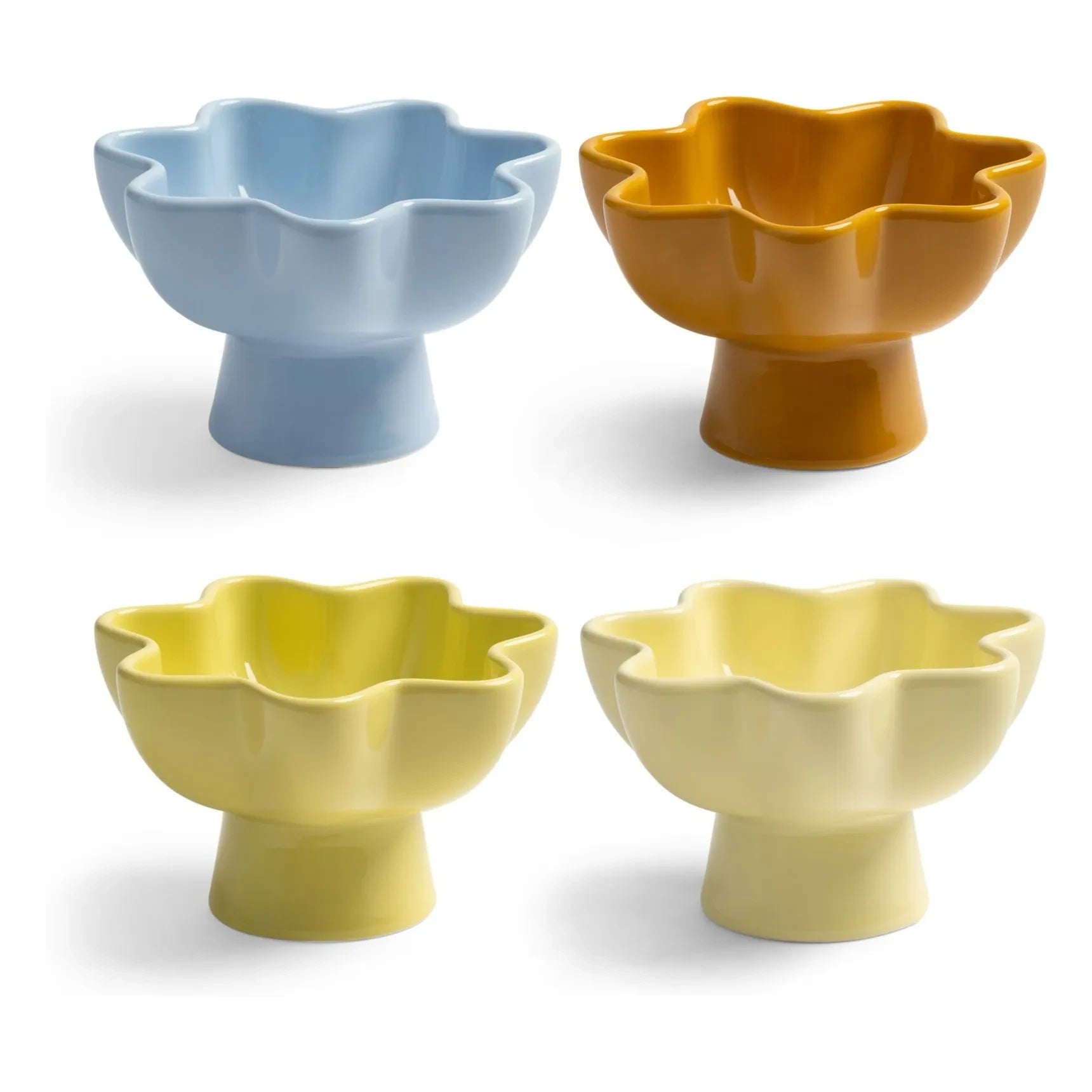 &Klevering - Sun Stone Ceramic Bowls - Set of 4