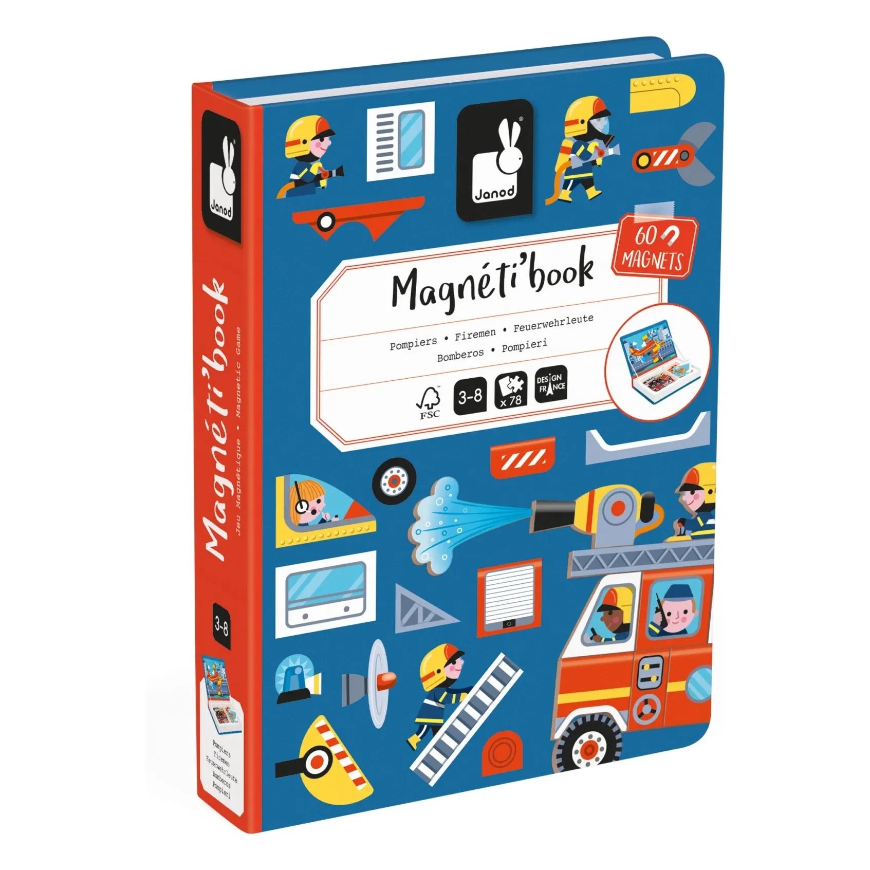 Janod - Magneti'Book Firefighters