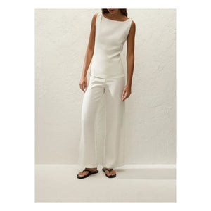 Faithfull the Brand - Ecru Top Flor Keten
