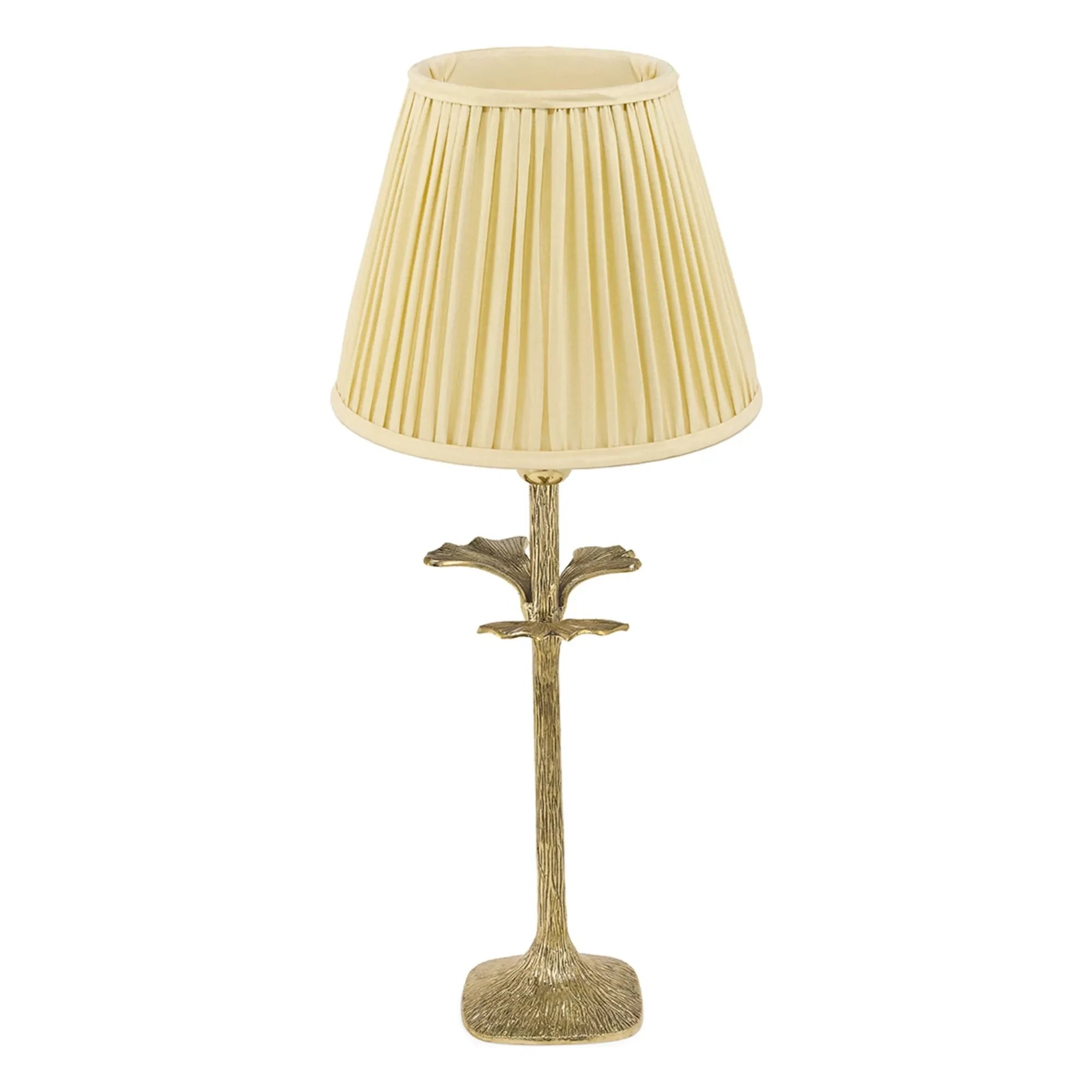 Doing Goods - Kiara Silk Lampshade | Pale Yellow