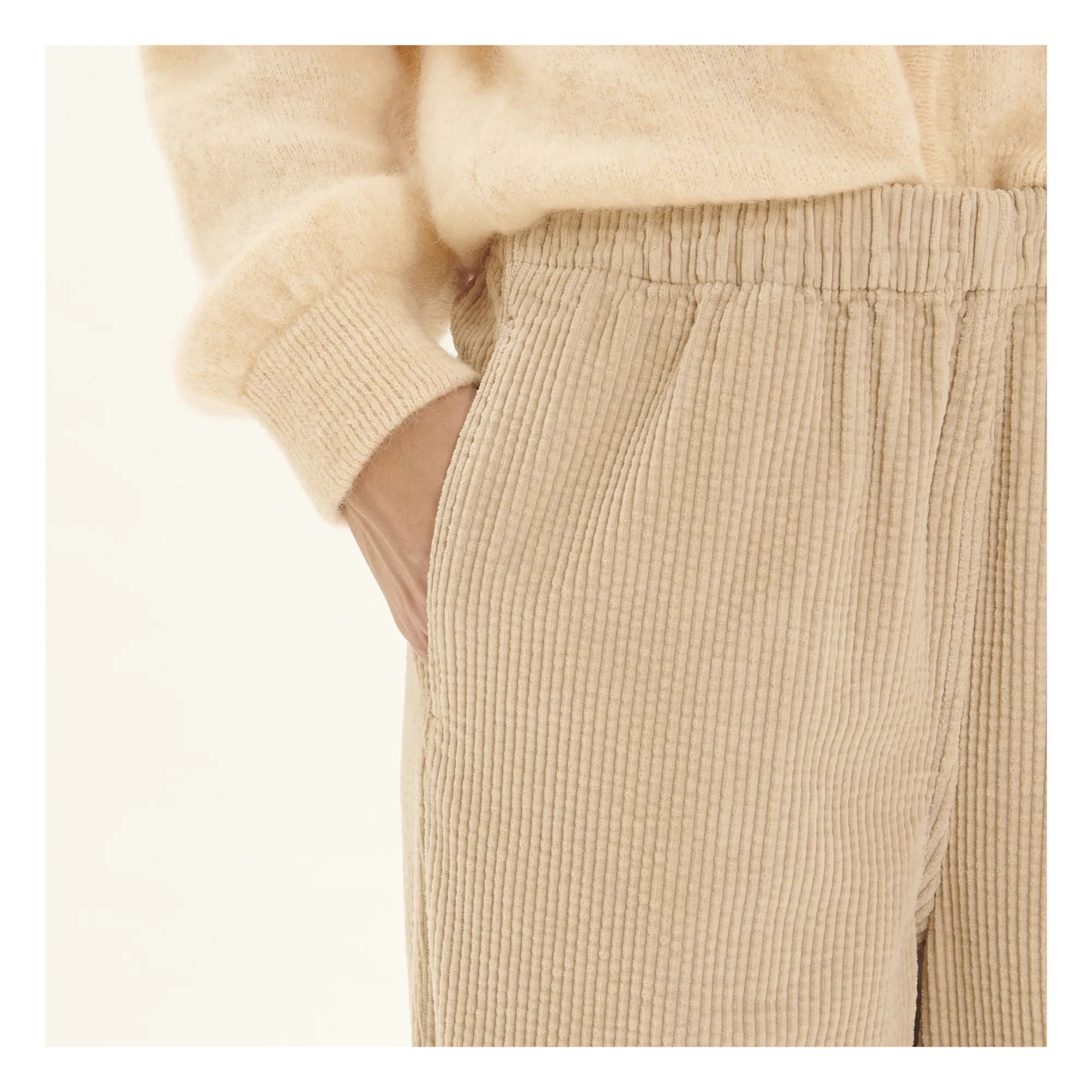 American Vintage - Padow Velvet Pants | Mastic