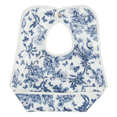 Tartine et Chocolat - Toile de Jouy Printed Bib | Navy Blue