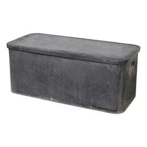 Broste Copenhagen - Fiber Outdoor Storage Bench | Carbon