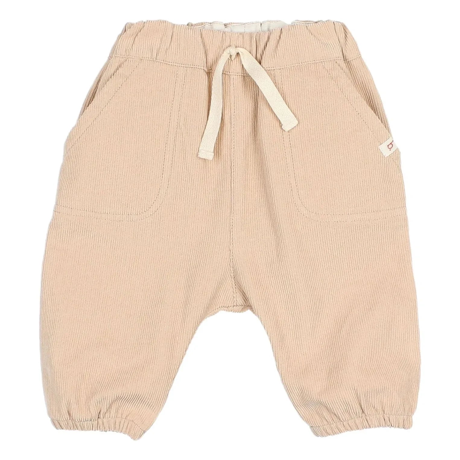 Búho - Soft Velours Organik Pamuk Pantolon | Sand