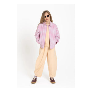 Smallable Kid - Noah Striped Jacket | Dust Pink