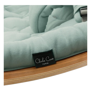 Charlie Crane - Levo Walnut Baby Rocker | Green
