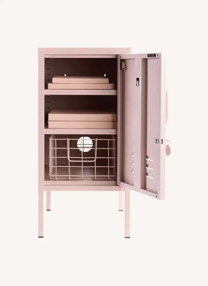Mustard Made - Shorty Metal Nightstand | Blush