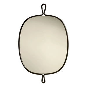 Maison Sarah Lavoine - Arpège Brushed Stainless Steel Mirror | Black