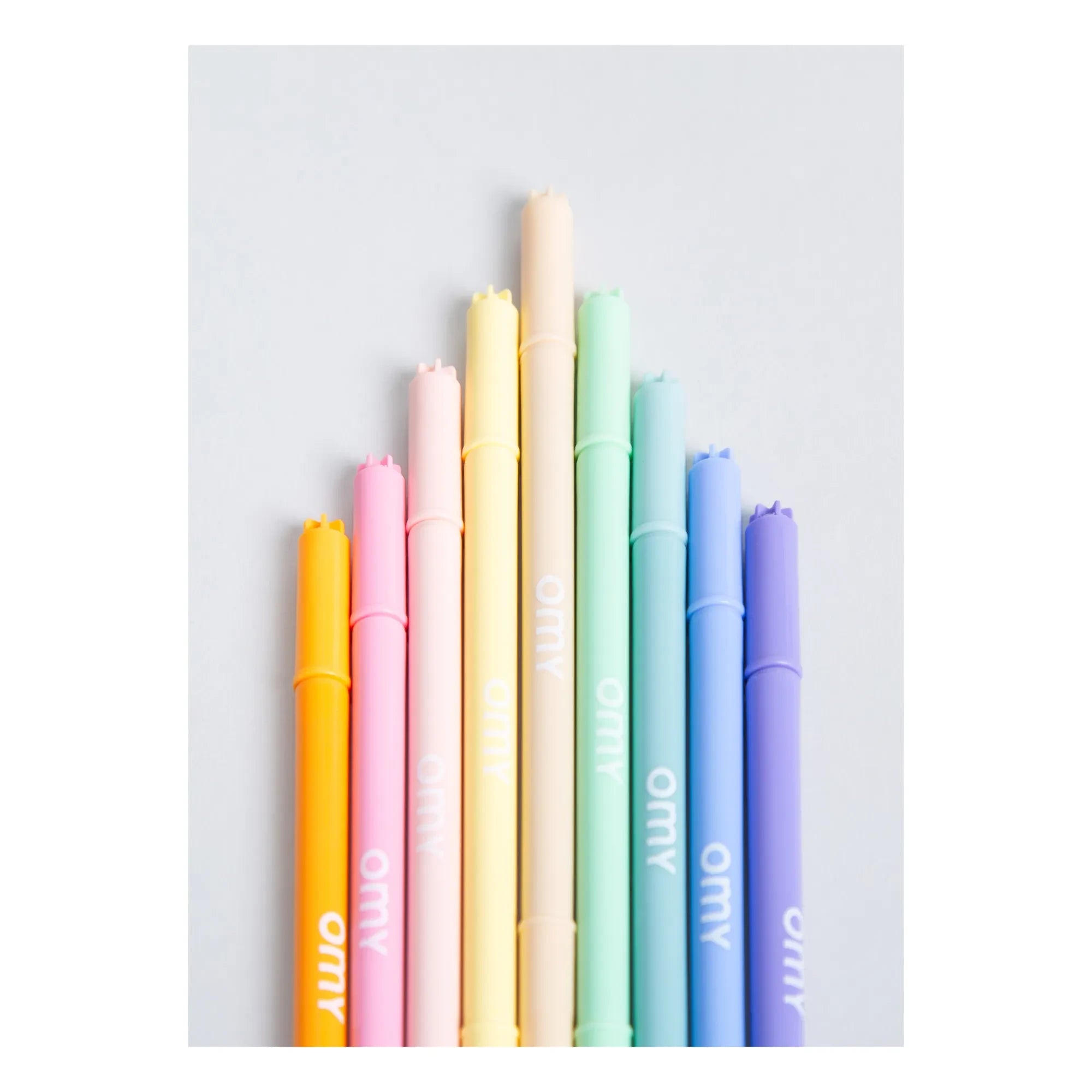 Omy - 9 Pastel Markers | Purple