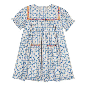 Hello Simone - Louisette Faïence Dress | White