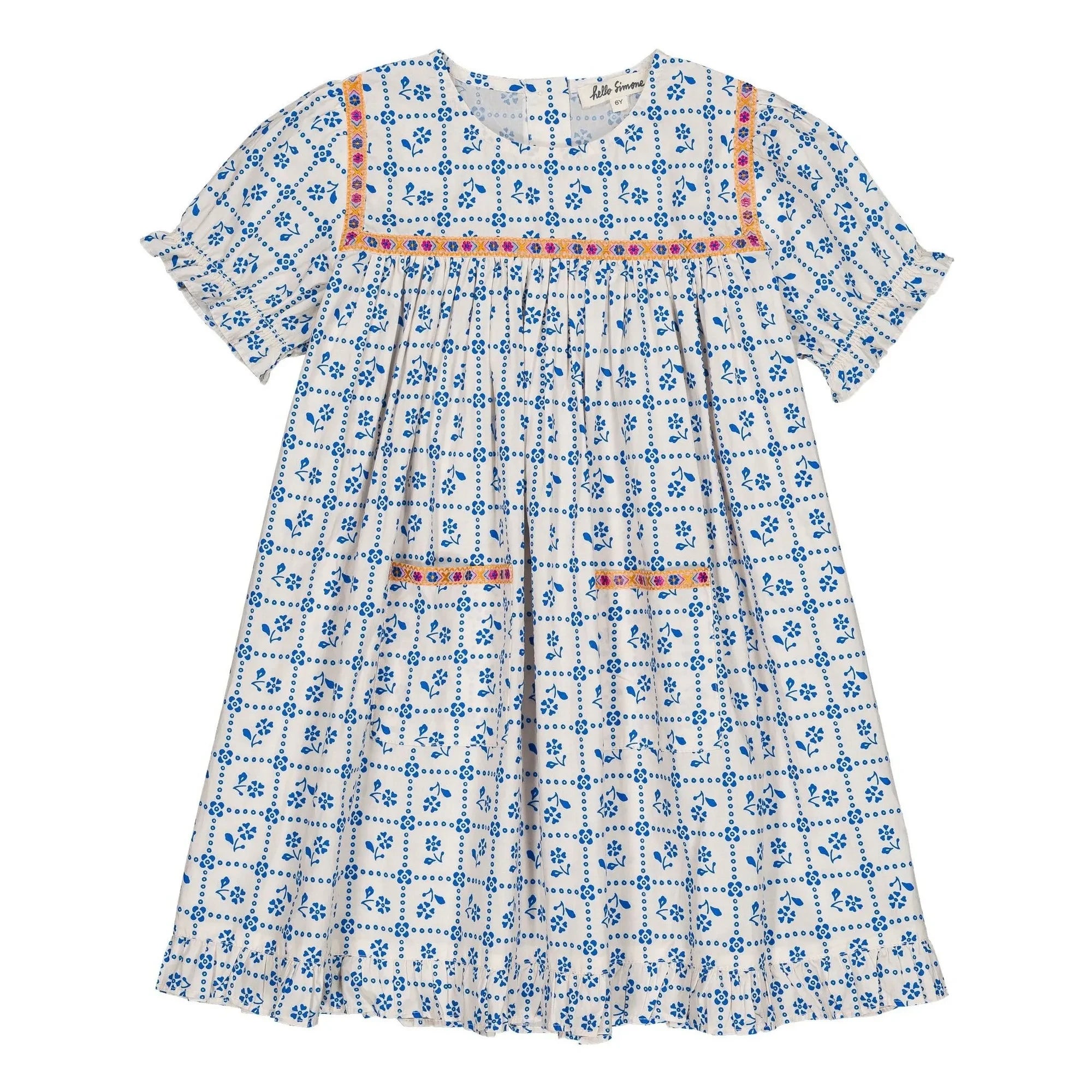 Hello Simone - Louisette Faïence Dress | White