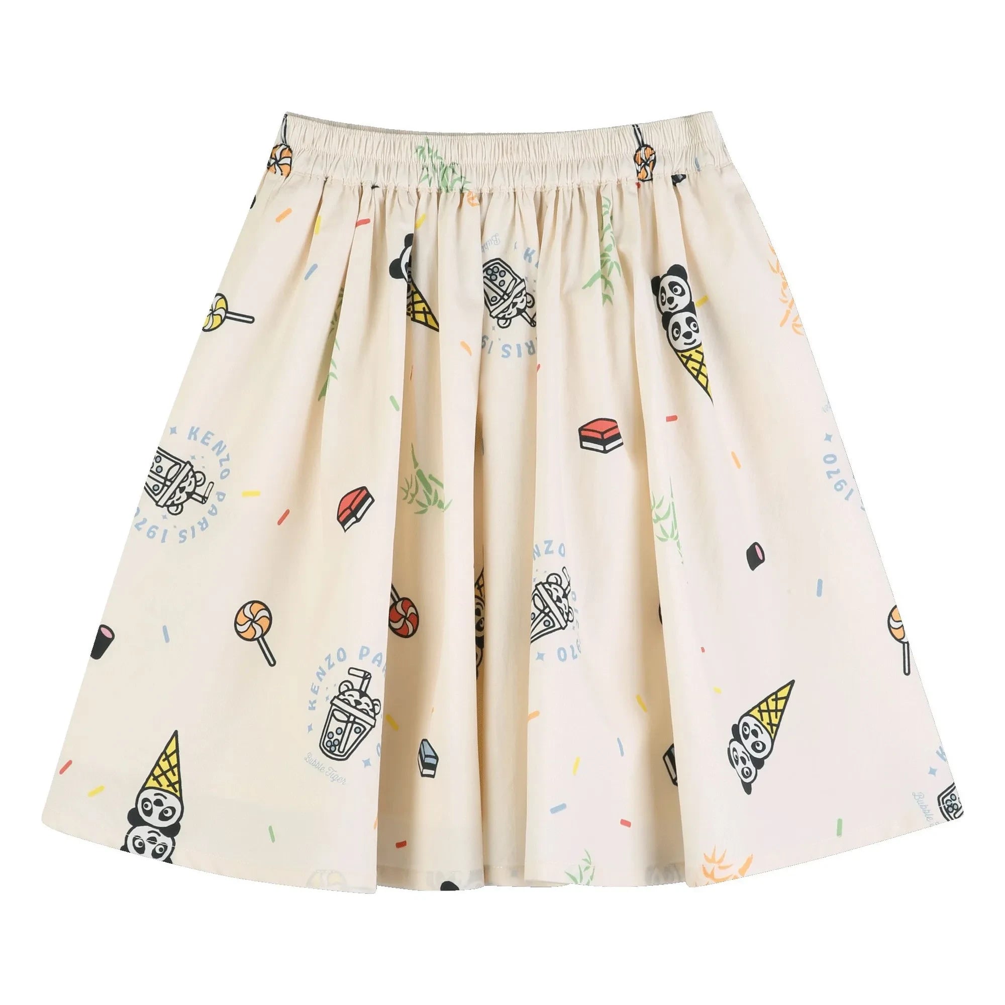Kenzo - Happy Sweet Panda Skirt | Ecru