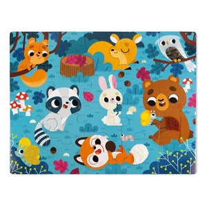 Janod - Forest Animals Sensory Puzzle, 20 Pieces