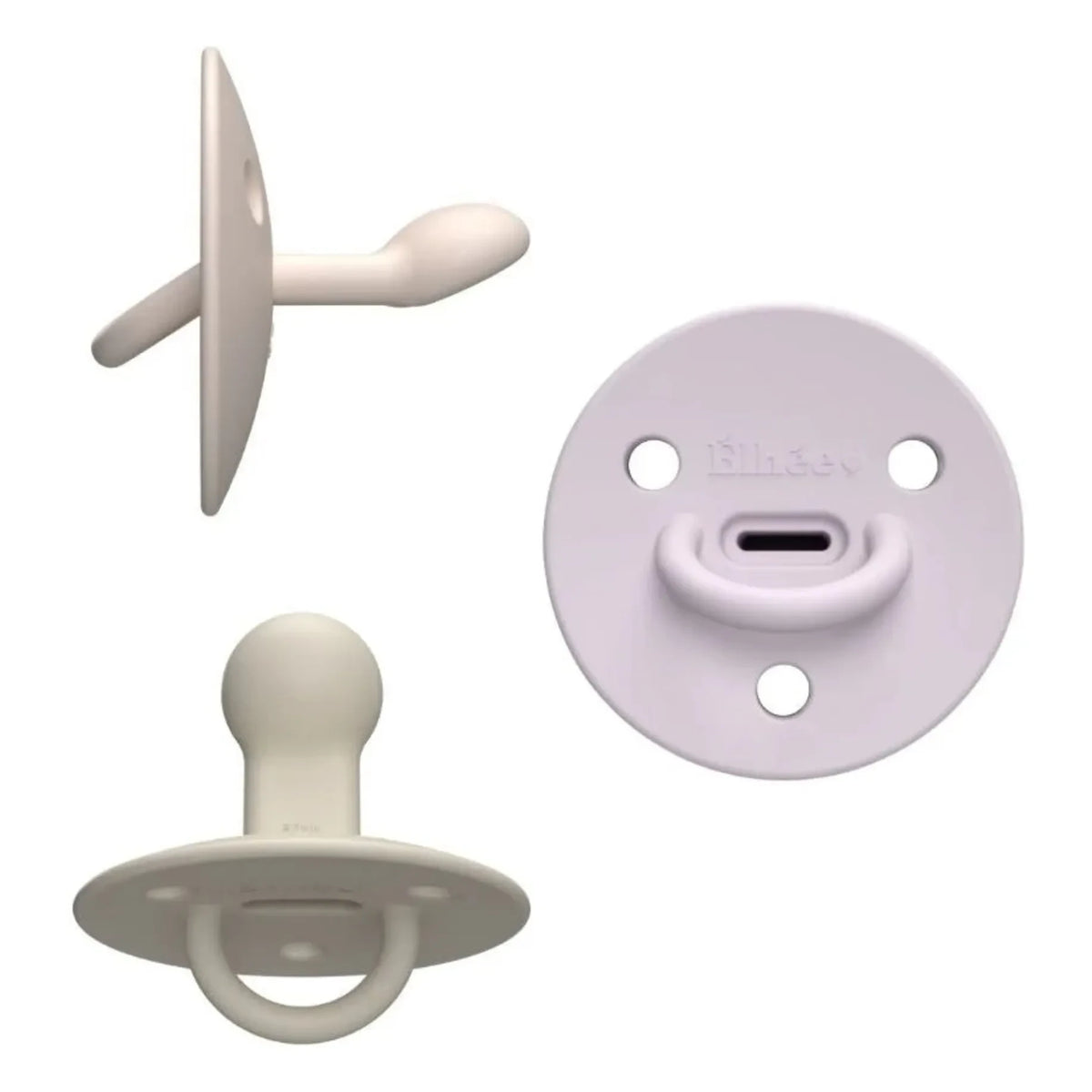 Elhée - Choochoo Billie Medical Silicone Pacifier Tips - Set of 3 | Pink
