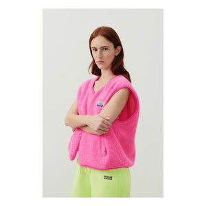 American Vintage - Hoktown Sleeveless Vest | Fluorescent Pink