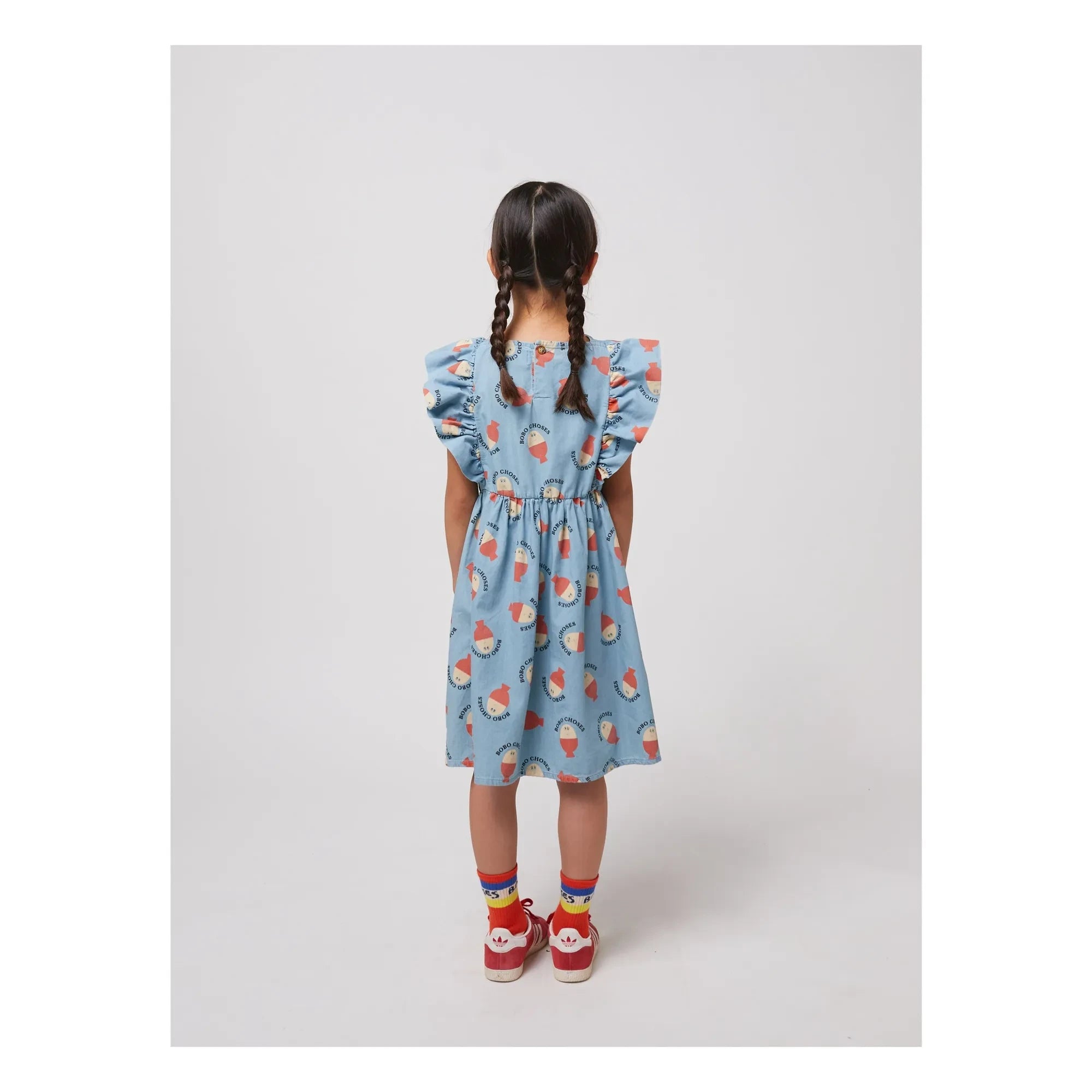 Bobo Choses - Light Bobo Denim Dress | Light Blue