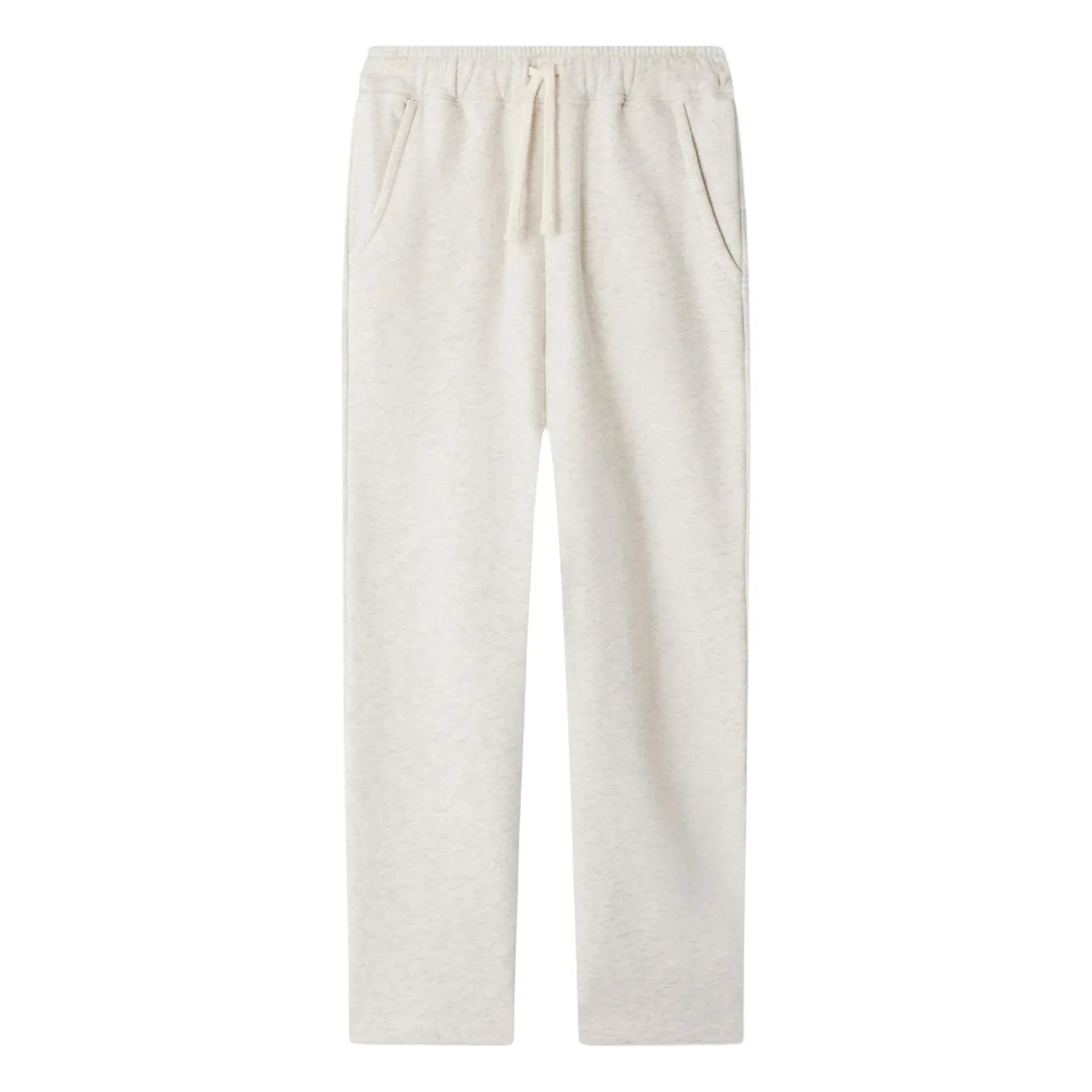 Bonpoint - Dalila Organic Cotton Fleece Jogger | Heather Beige
