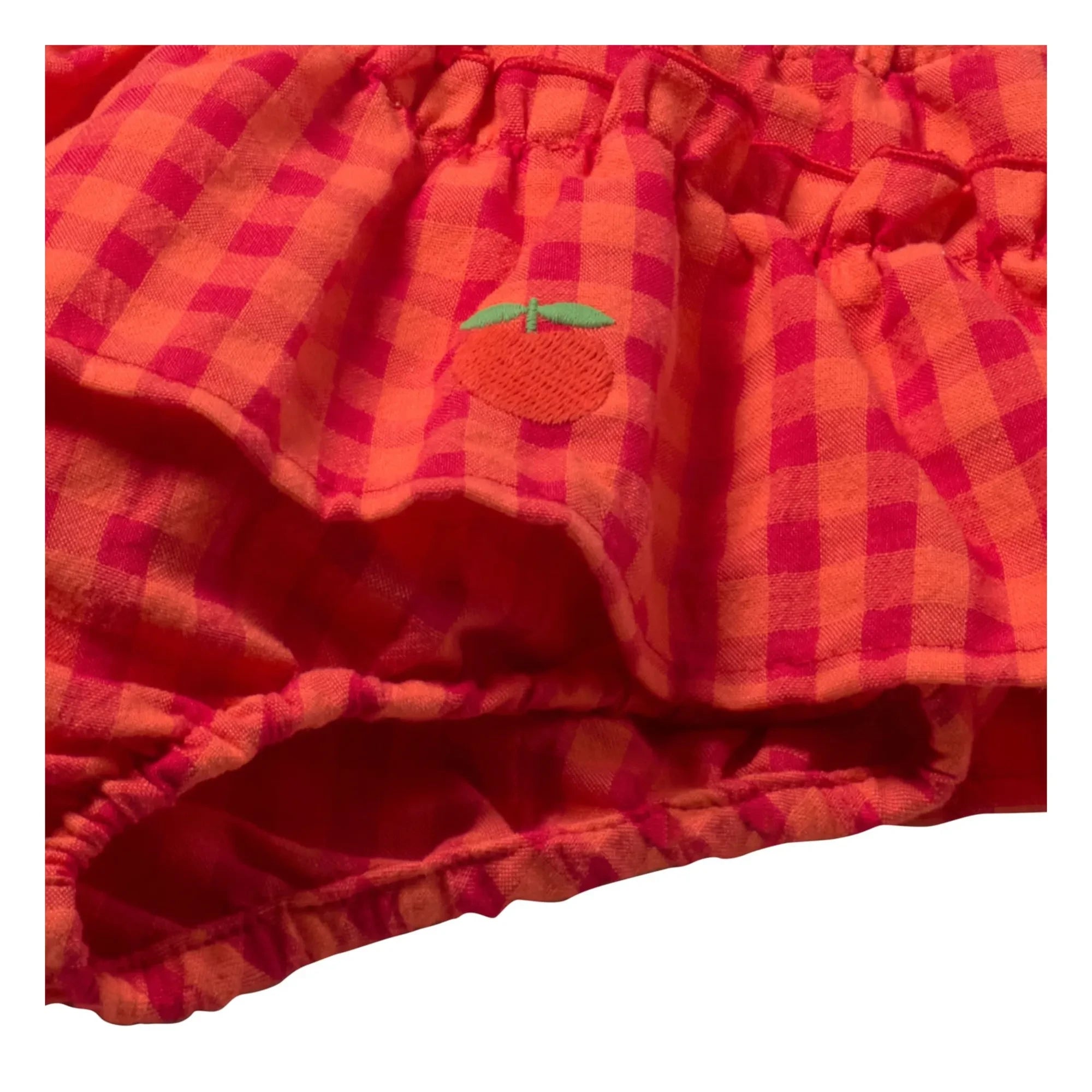 Cozmo - Coral Checkered Bloomer | Red