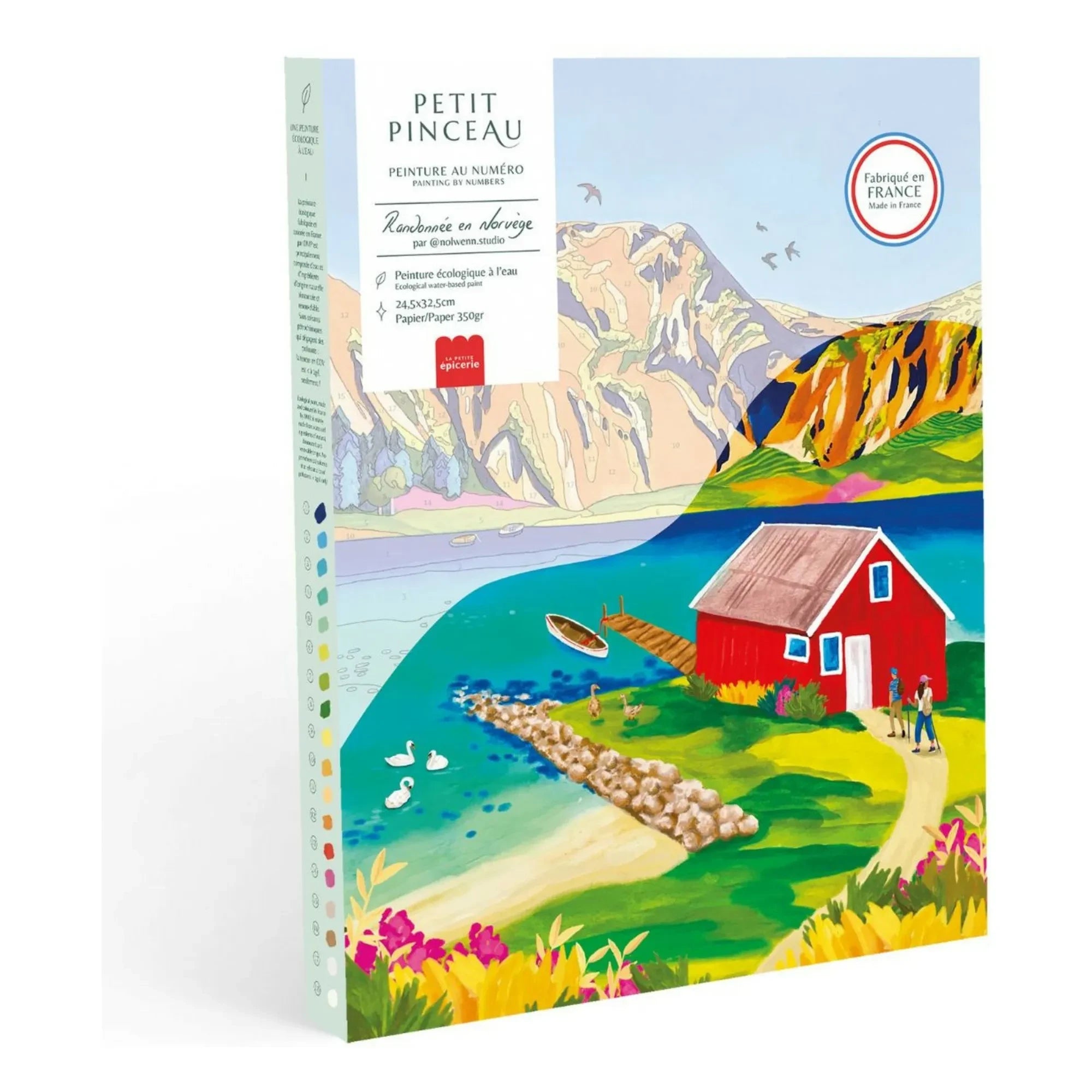 La Petite Épicerie - Coloring Set - Norway, Nolwenn Studio