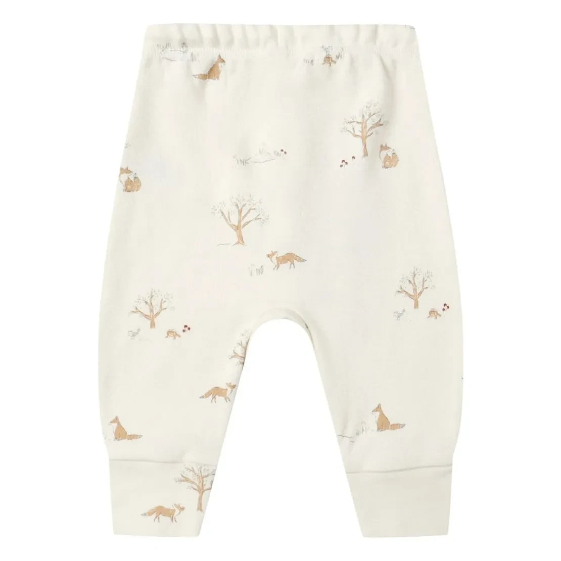 Quincy Mae - Organic Cotton Fox Pants | Ivory