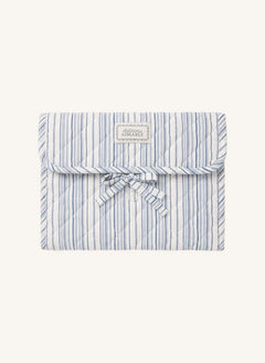 Editions Aimable - Marcel nomad mattress | Azure Striped Poplin