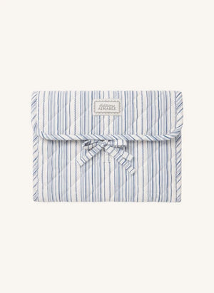 Editions Aimable - Marcel nomad mattress | Azure Striped Poplin