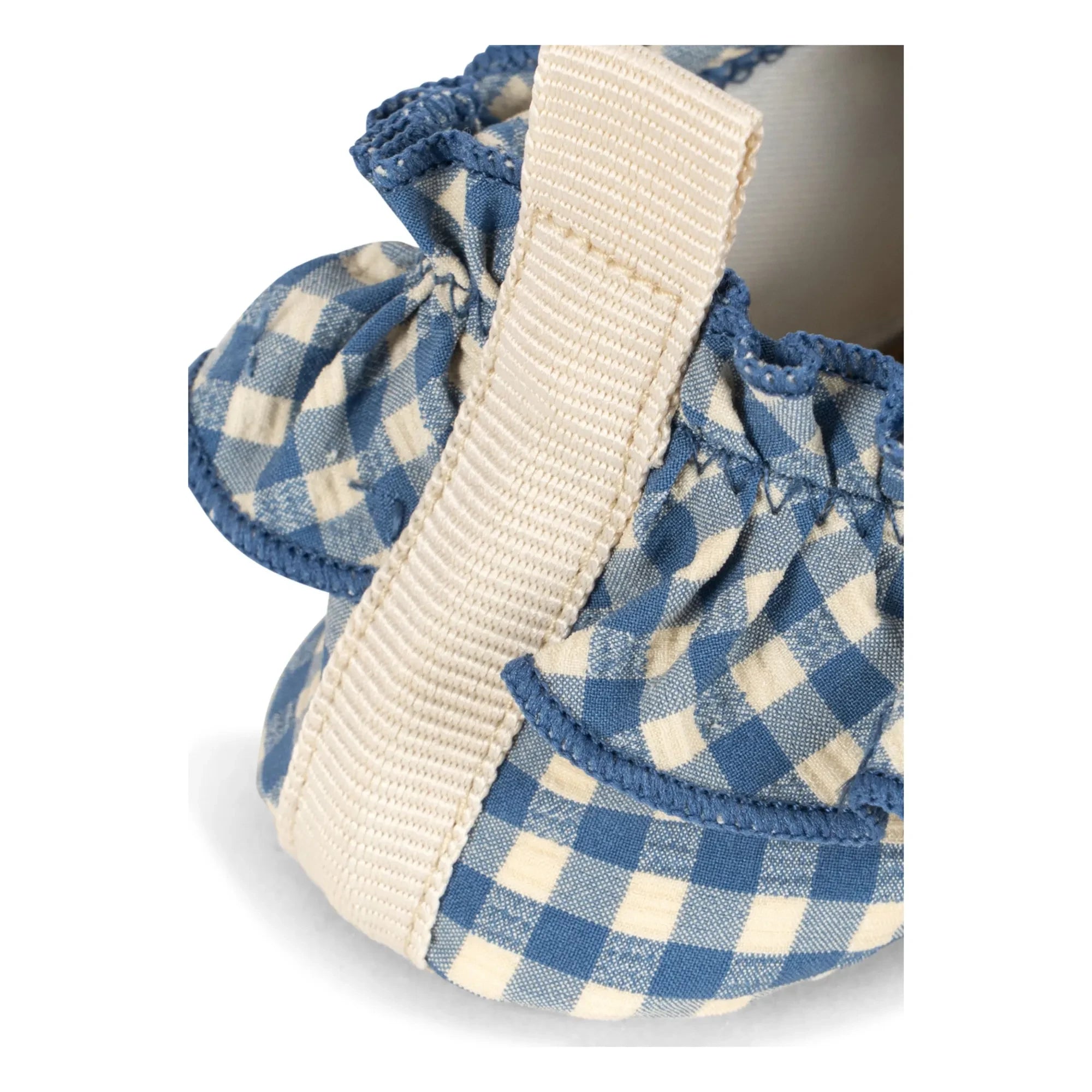 Konges Sløjd - Fresia Checkered Cherry Recycled Fabric Water Shoes | Blue