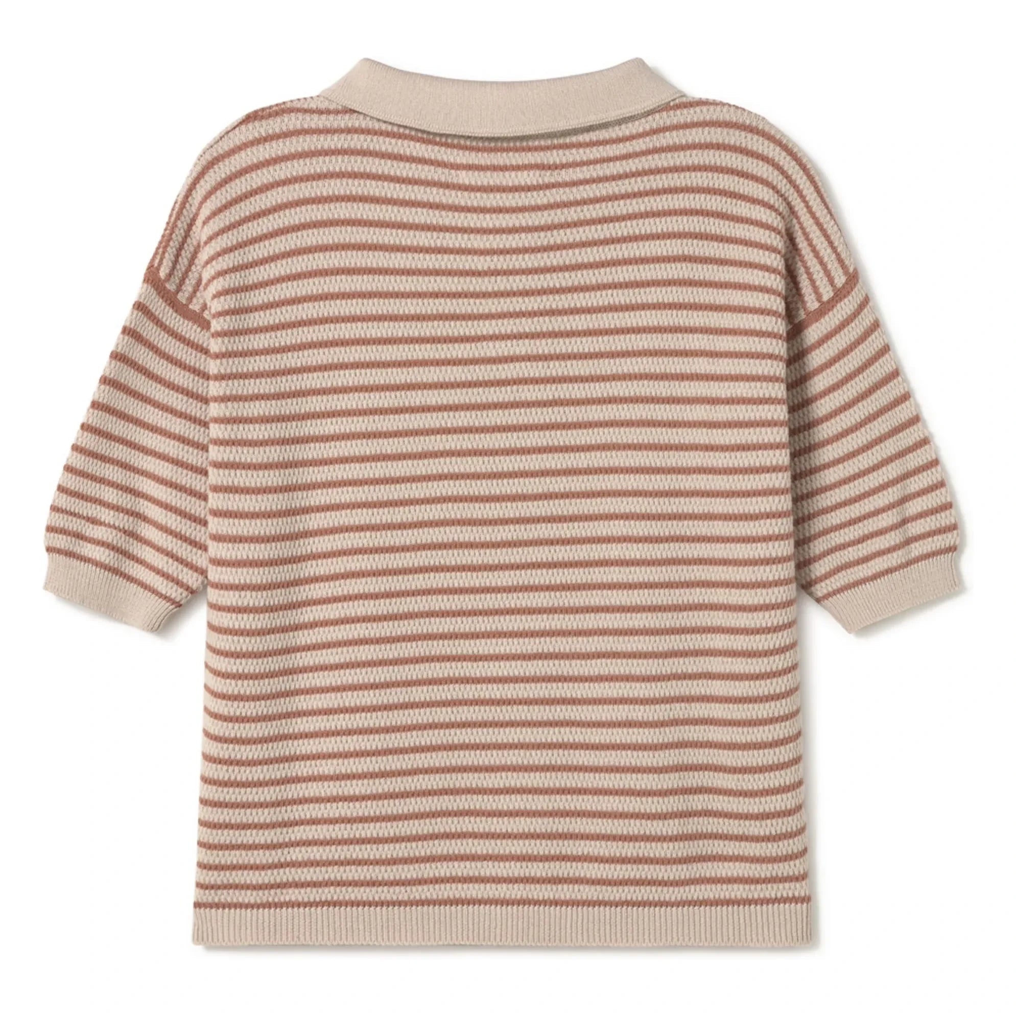 Coco au Lait - Organic Cotton Polo T-Shirt | Beige